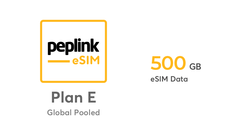 Peplink eSIM Data - Pooled Plan E