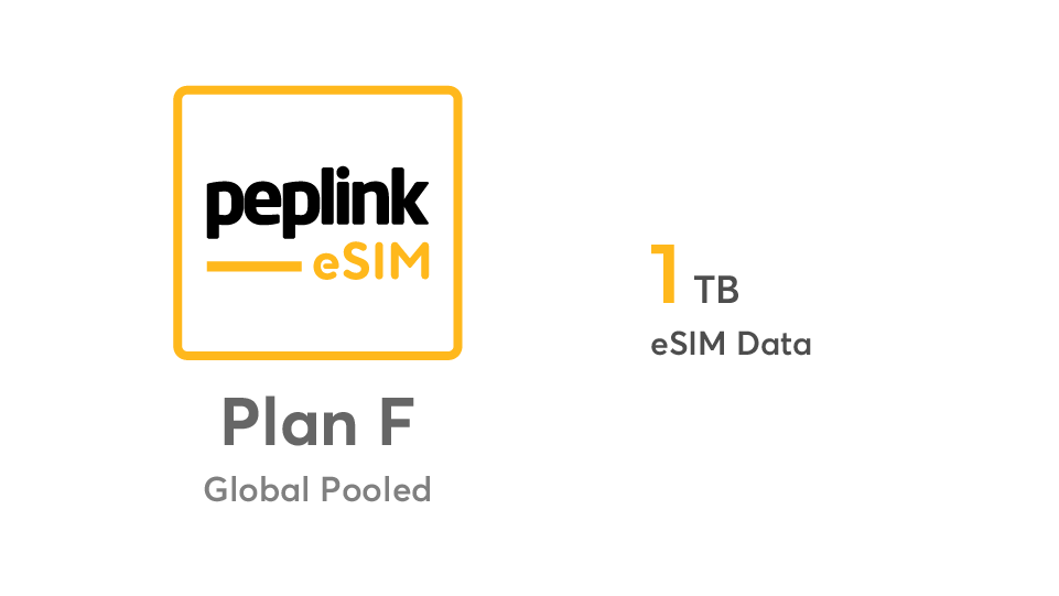Peplink eSIM Data - Pooled Plan F